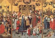 master of the Holy Kindred Retable of the Seven Joys of the Virgin (mk05) china oil painting reproduction